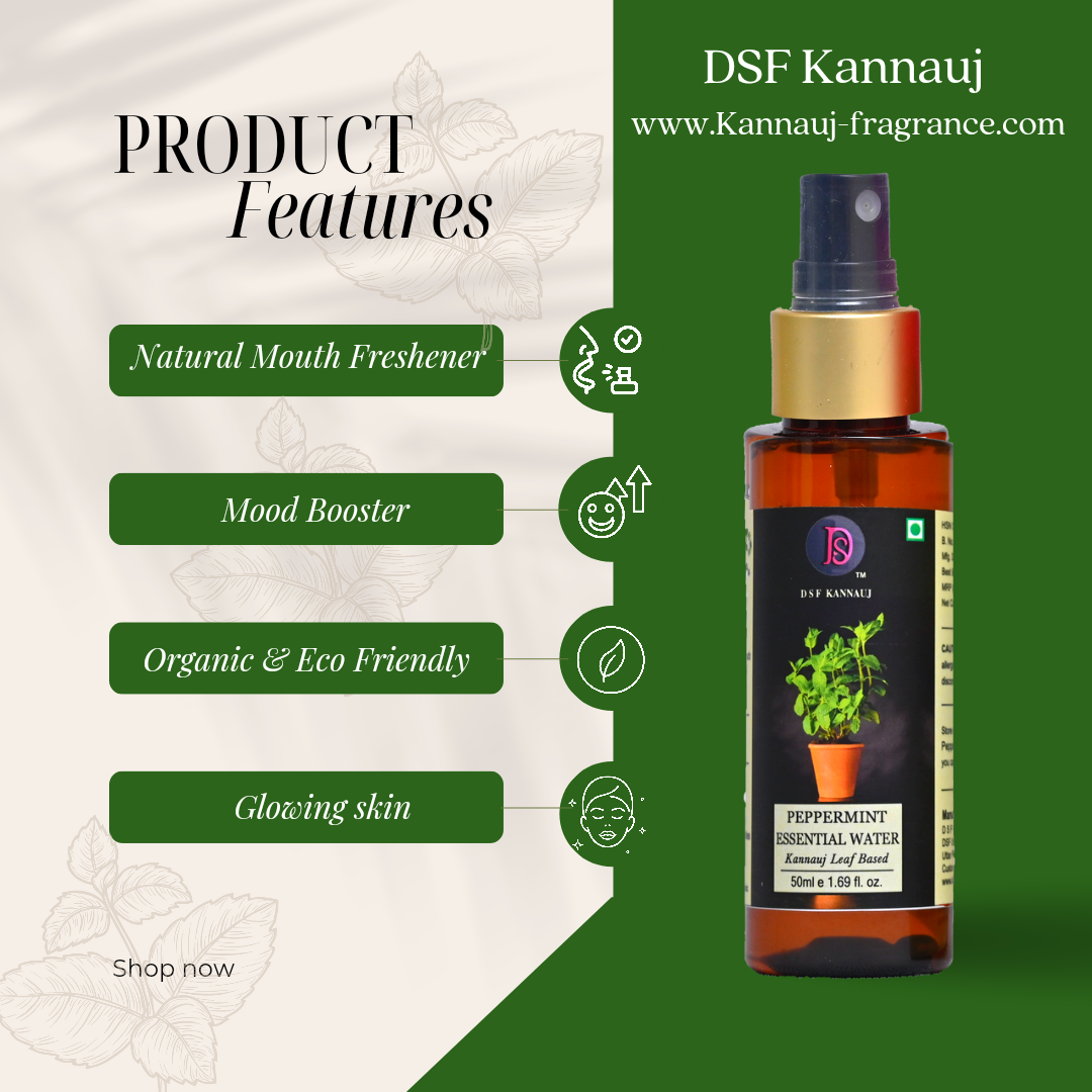 डीएसएफ पेपरमिंट वॉटर II डीएसएफ पेपरमिंट हाइड्रोसोल II डीएसएफ पेपरमिंट एसेंशियल वॉटर