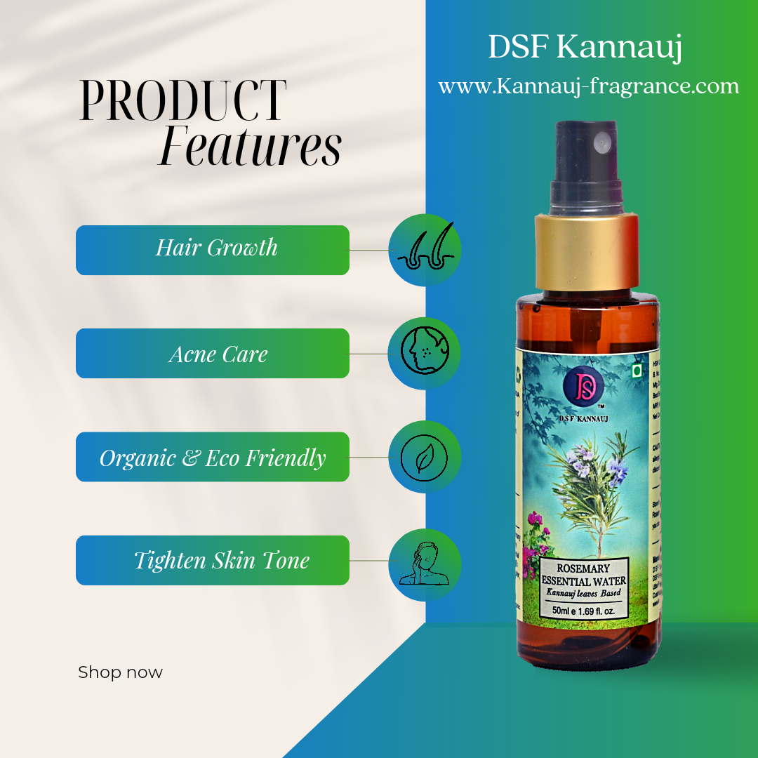 डीएसएफ रोज़मेरी पुष्प जल II डीएसएफ रोज़मेरी हाइड्रोसोल II डीएसएफ रोज़मेरी आवश्यक जल