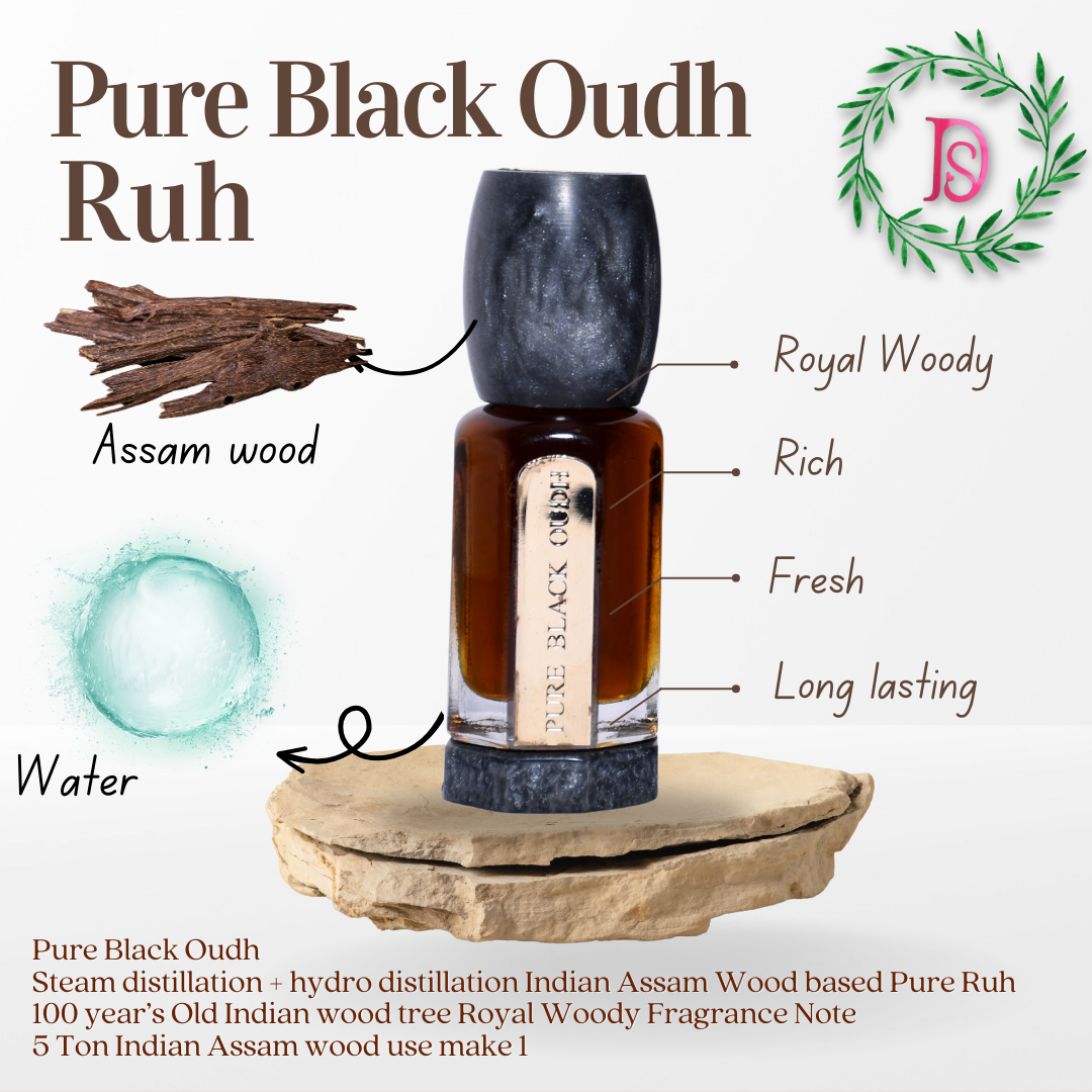 Natural Black Oudh Absolute Perfume