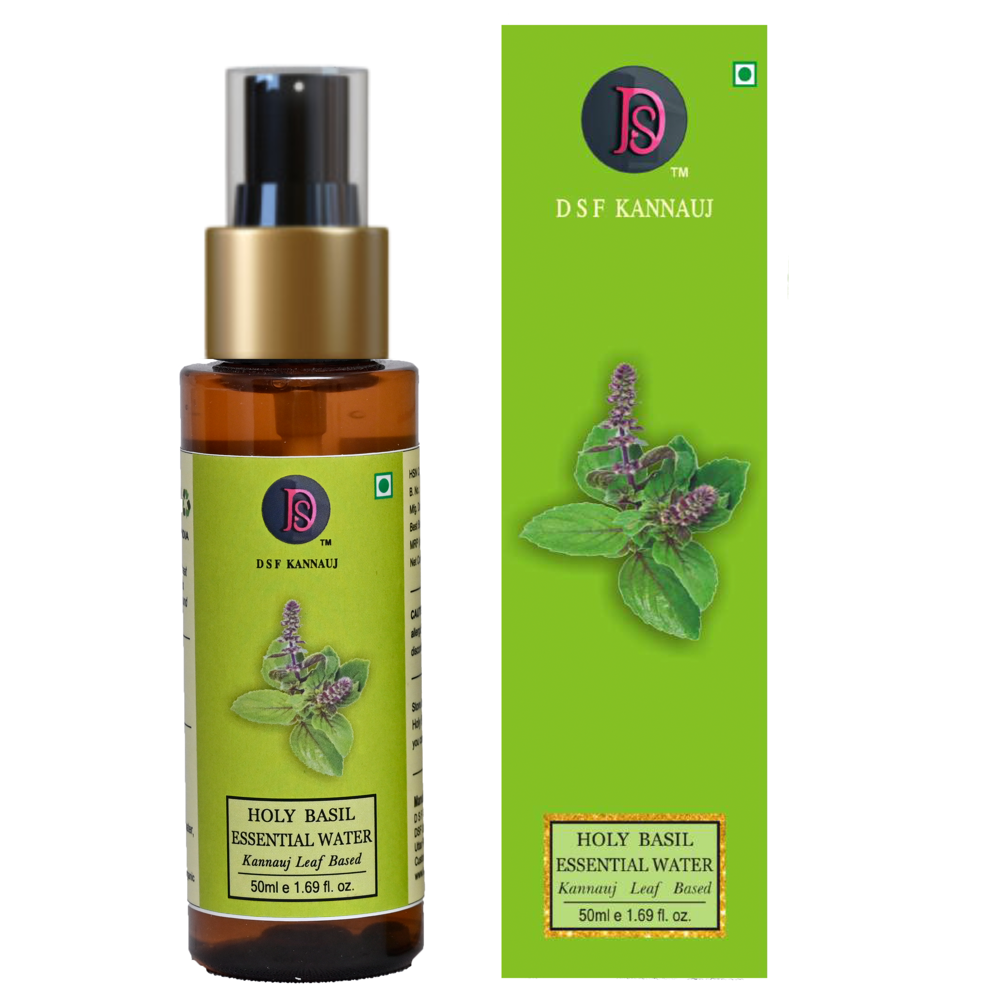 डीएसएफ पवित्र तुलसी जल II डीएसएफ तुलसी हाइड्रोसोल II डीएसएफ तुलसी आवश्यक जल