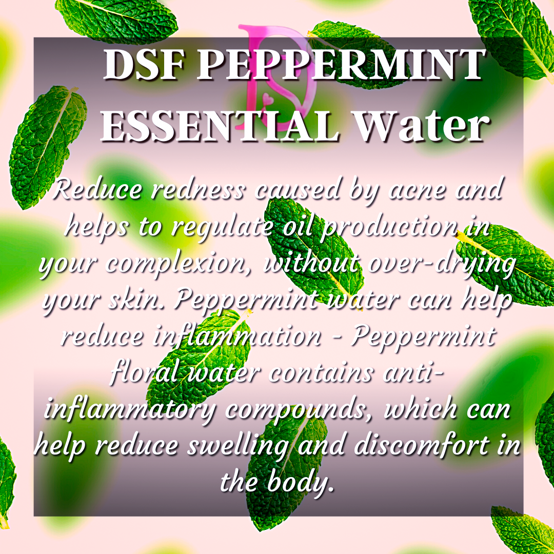 डीएसएफ पेपरमिंट वॉटर II डीएसएफ पेपरमिंट हाइड्रोसोल II डीएसएफ पेपरमिंट एसेंशियल वॉटर