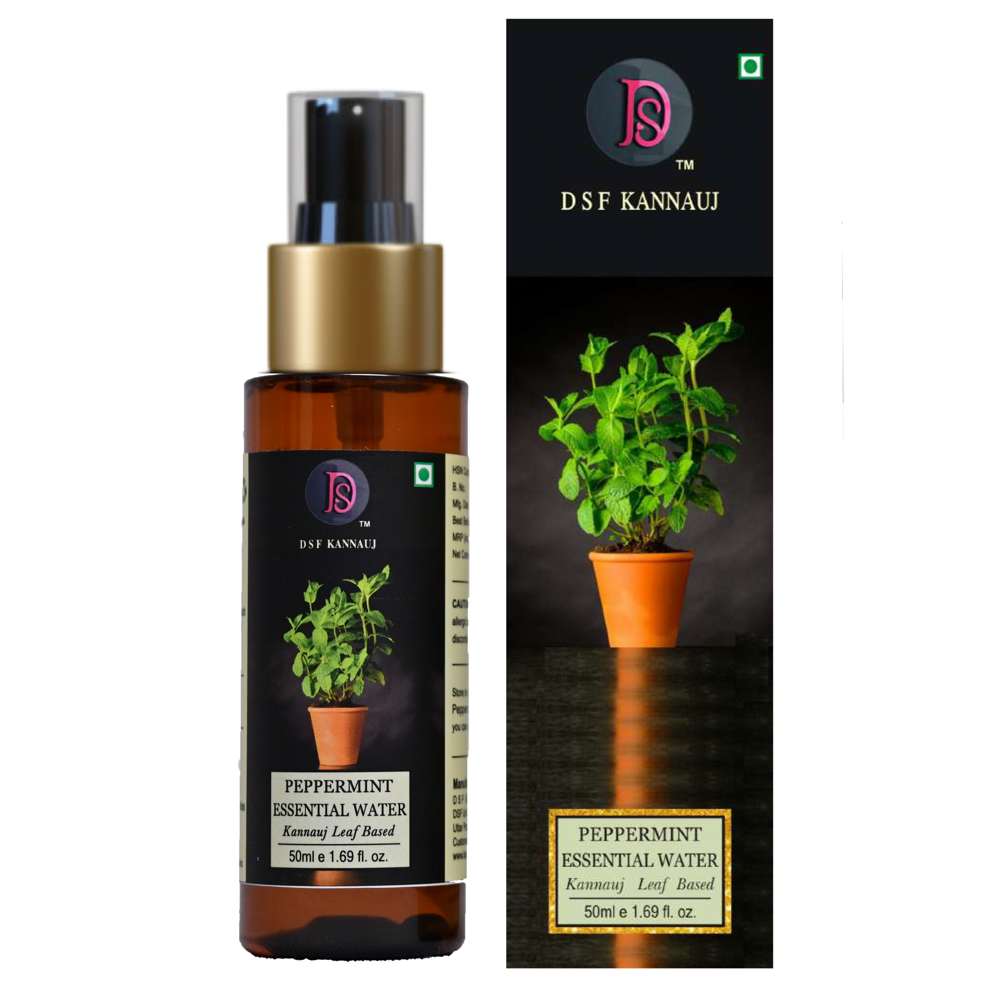 डीएसएफ पेपरमिंट वॉटर II डीएसएफ पेपरमिंट हाइड्रोसोल II डीएसएफ पेपरमिंट एसेंशियल वॉटर