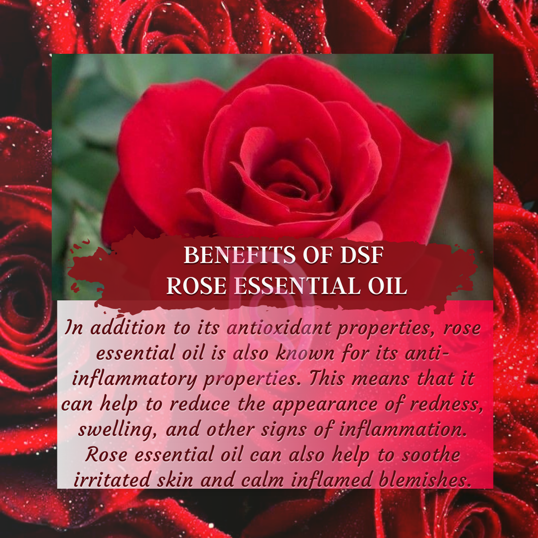 Beifits of Rose Essential Oil