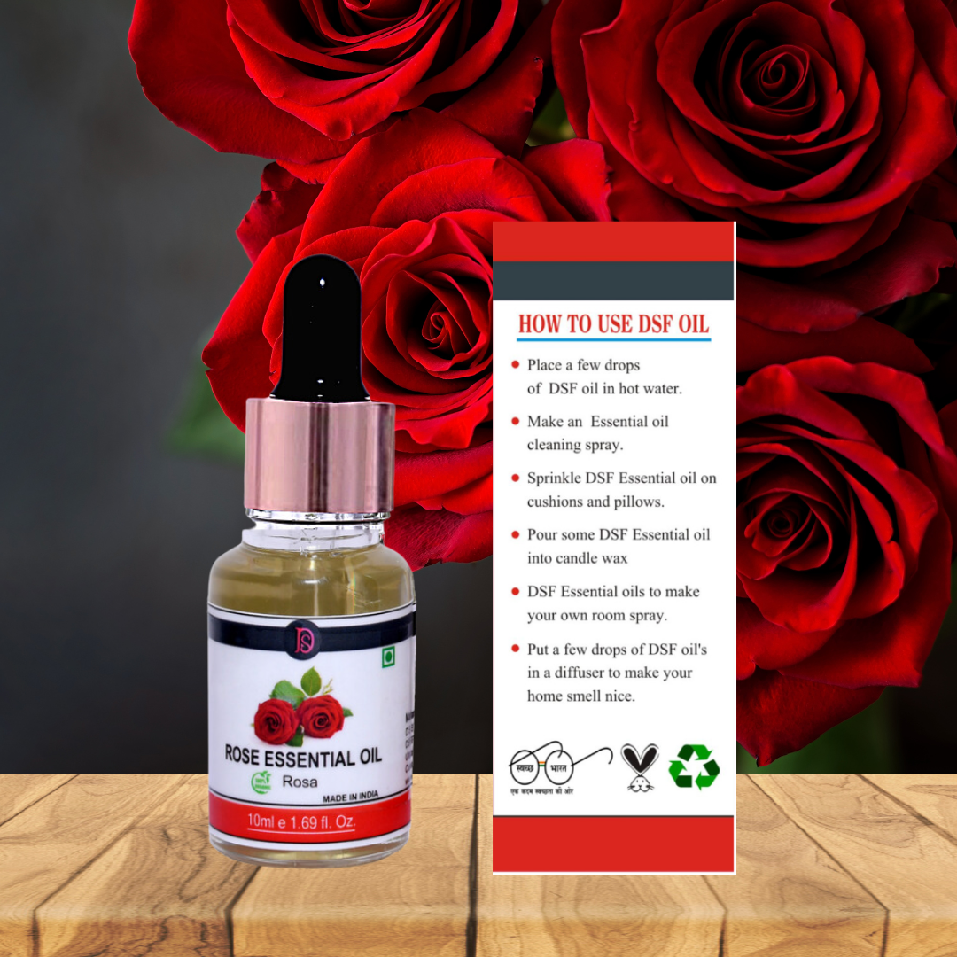Natural Rose Oil for Skin Care