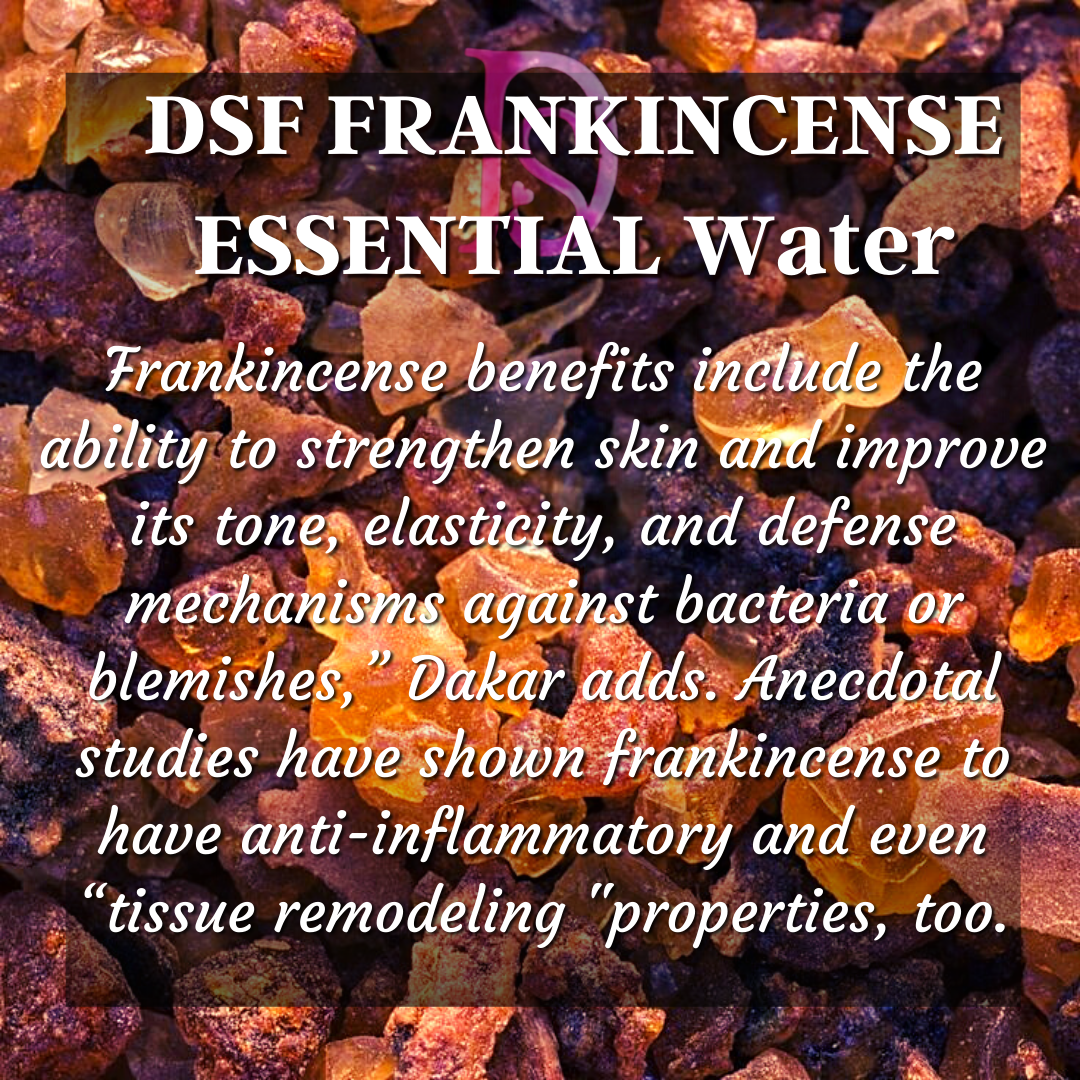 डीएसएफ फ्रेंकिंसेंस जल II डीएसएफ फ्रेंकिंसेंस हाइड्रोसोल II डीएसएफ फ्रेंकिंसेंस आवश्यक जल