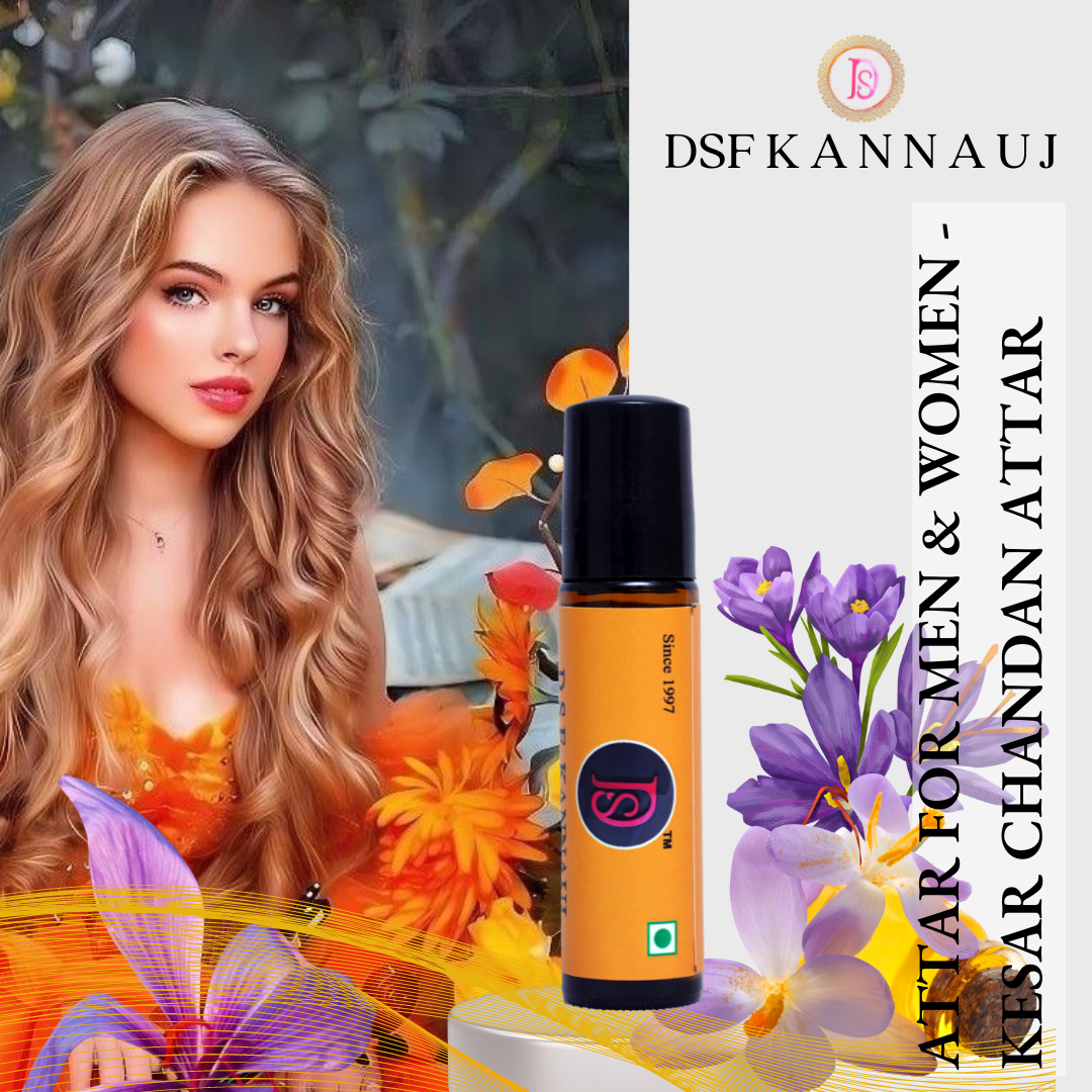 पुरुषों और महिलाओं के लिए केसर चंदन अत्तर