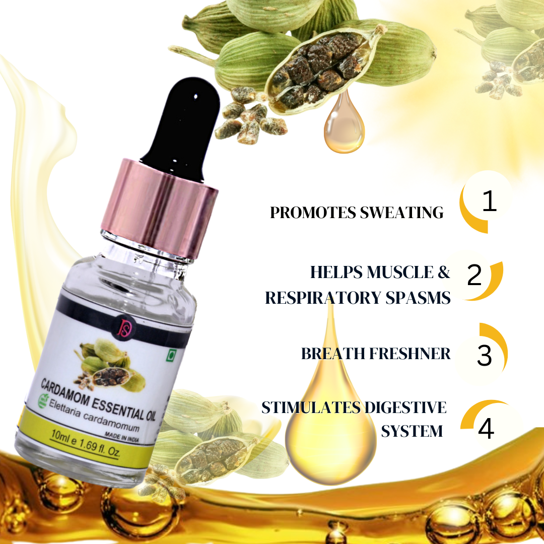 Natural Cardamom Oil for Skincare